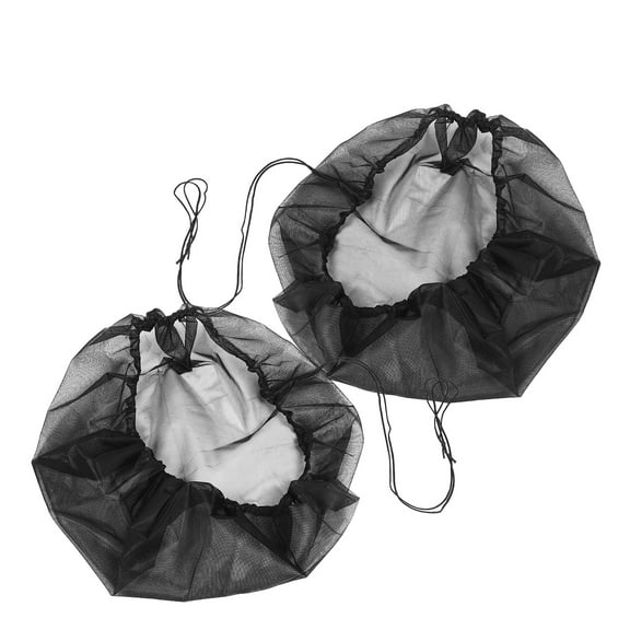 Raindrops 2 Pcs Portable Rain Water Filter Drawstring Grille