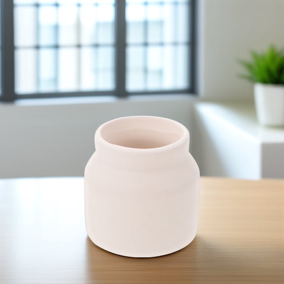 Raindrops 2 Pcs Pot Home Decor Painted Ceramic Flower Easy to Carry Pots