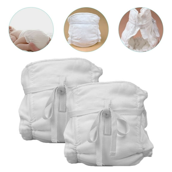 Raindrops 2 Pcs Preemie Diapers Pants Premium Material Leak-proof Baby