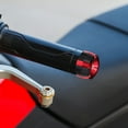 thumbnail image 1 of Raindrops 2 Pcs Red Motorcycle Handlebar Plugs 5x3.5cm Road Bike Handle Plug Accessories, 1 of 8