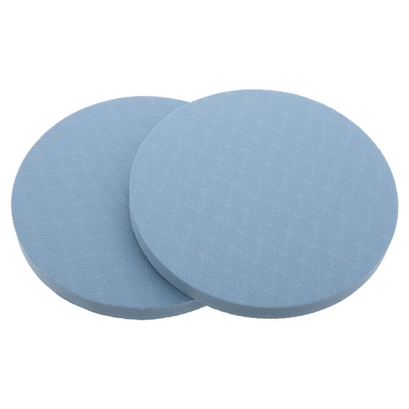 Raindrops  2 Pcs Round Support Pad Exercise Cushion Knee Yoga Flat Mat