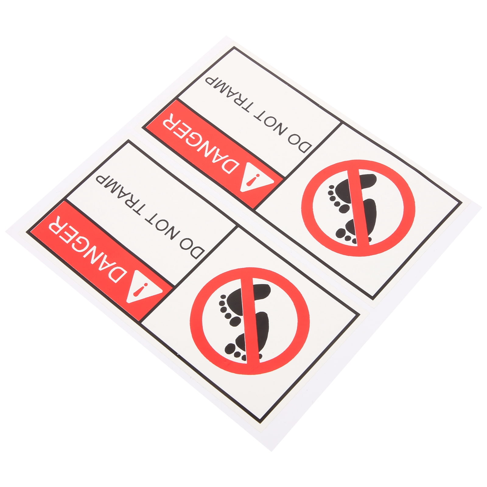 Raindrops 2pcs Durable Warning Signs with Adhesive Backing for Safety ...