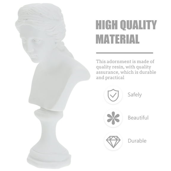 Raindrops 2 Pcs Sculptures Decorations Plaster Statue Ornament Beautiful