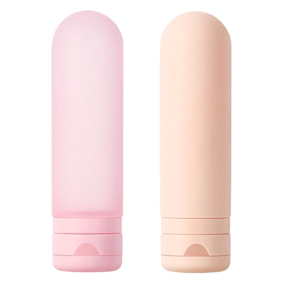 Raindrops 2 Pcs Shampoo Dispenser Lotion Bottle Flask for