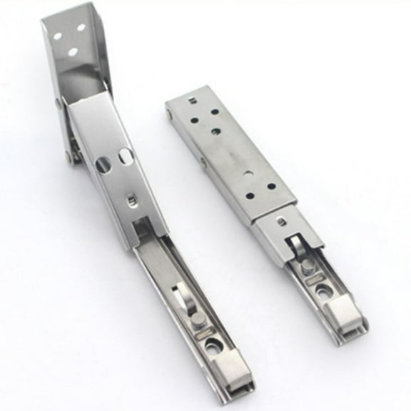 Raindrops 2 Pcs Shelf Brackets Board Support Bracket Clip Handle Bracket 19.5*11 Cm Silver