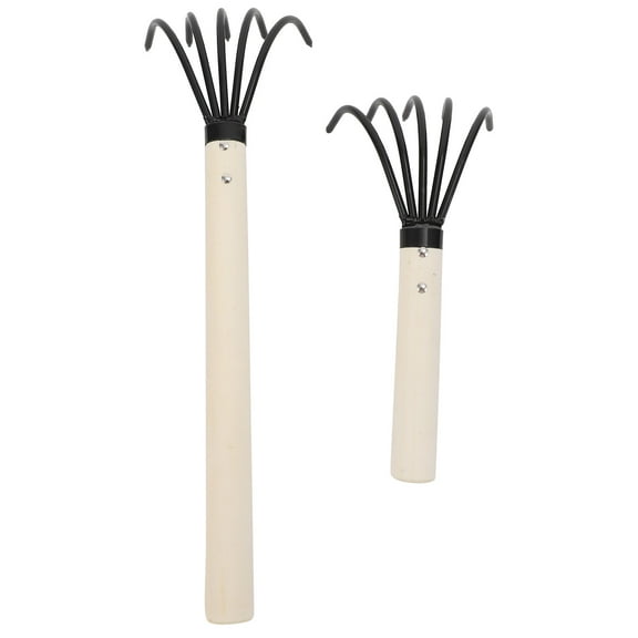 Raindrops 2 Pcs Shelling Tools for Beach Seafood Rake Clam Digging