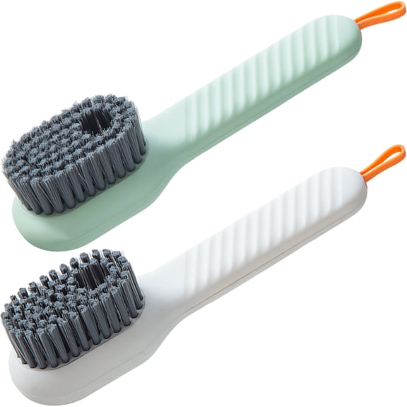 DEMACRIO Shoe Brush Plastic 2Pcs 6.7x2.4in