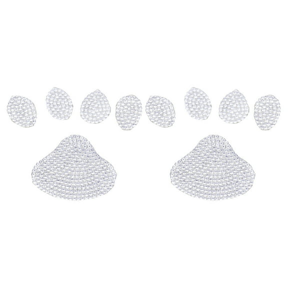 Raindrops 2 Pcs Creative Crystal Stickers Rhinestone Decals for Self Adhesive Decoration