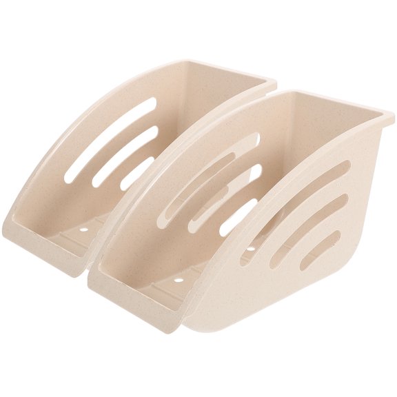 Raindrops 2pcs Plate Holder for Cabinet Dinner Plates Organizer Kitchen Storage Solution