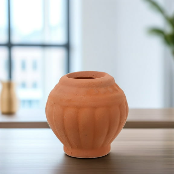 Raindrops 2 Pcs Small Clay Pots for Crafts Mini Terracotta Basin