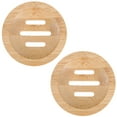 thumbnail image 1 of Raindrops  2 Pcs Soap Holder Bamboo Box Dish for Shower Stall Saver Travel, 1 of 8