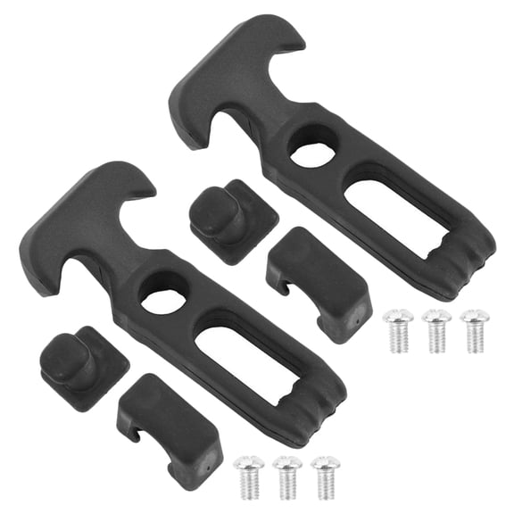 Raindrops 2 Pcs Stainless Steel Box Buckle Hardware Bracket Adjustable Lamp Post Household Rotator Black