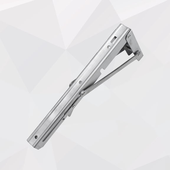 Raindrops 2 Pcs Stainless Steel Bracket Partition Wall Plate Triangle