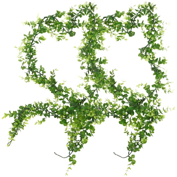 Raindrops Eucalyptus Stem Decor Eucalyptus Stems Green Plastic 2Set