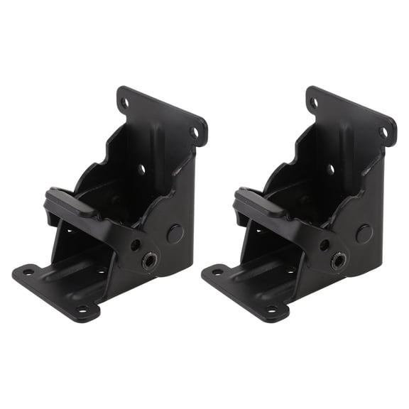 Raindrops 2 Pcs Table Leg Folding Hinge Extenders Pegs Desk Legs Foldable up Black