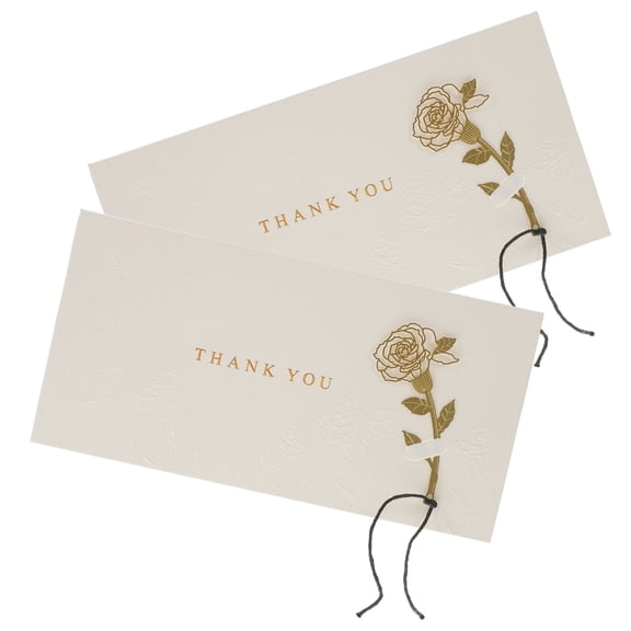 Raindrops 2 Pcs Thank You Cards Baby Shower Bridal Easy Closing Mother