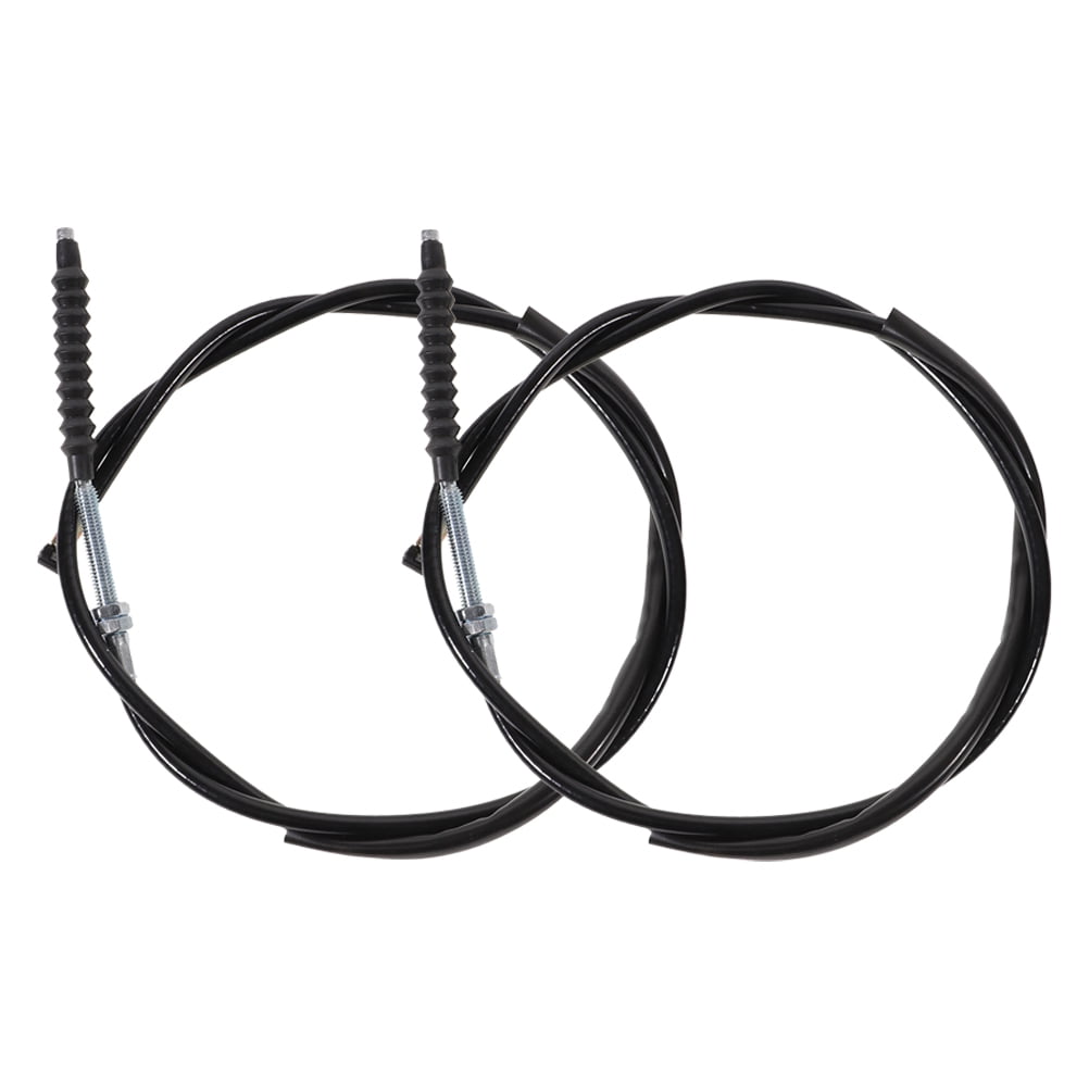 Raindrops 2 Pcs Throttle Cable Motorcycle Clutch Cable 106.00X1.40X1.40CM Black