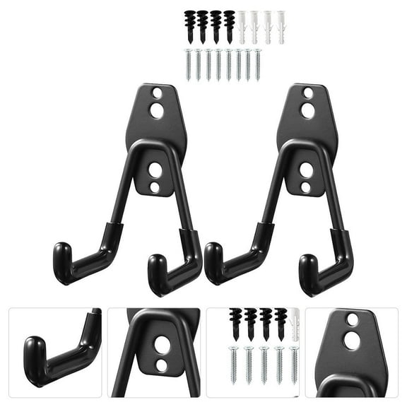 Raindrops  2 Pcs Wall Utility Storage Metal Hook Brick Hooks Concrete