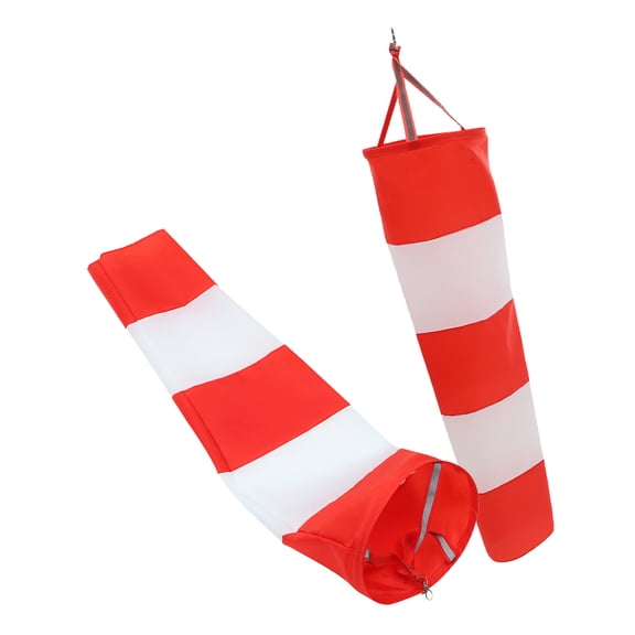 Raindrops 2-Pack Outdoor Directional Flags and Windsocks for Weather Monitoring, Garden Decor, Patio, Yard, and Lawn Use