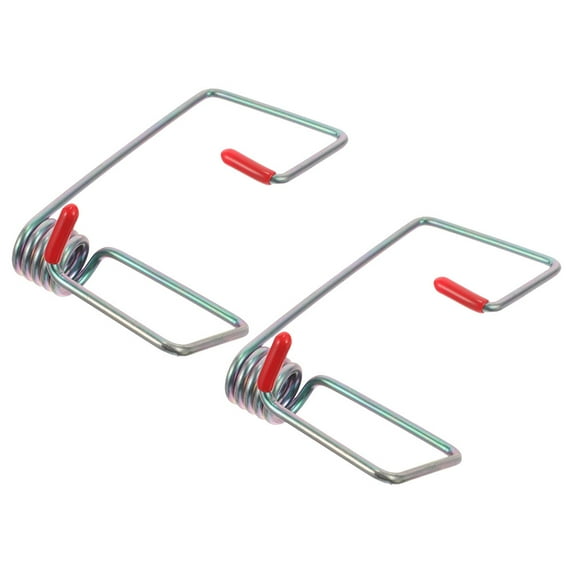 Raindrops 2 Pcs Windshield Wiper Accessories Arm Tension Spring Metal Temporary Door Toggle Clamp