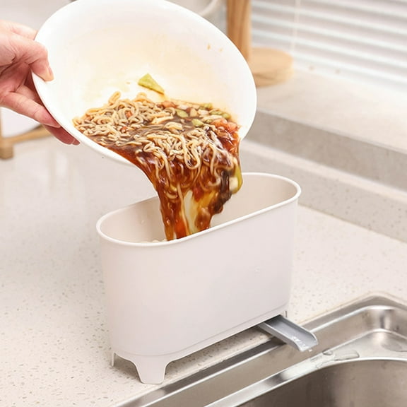 Raindrops 2 Pcs over Sink Dish Drainer Drying Rack Debris Filter Detachable Strainer