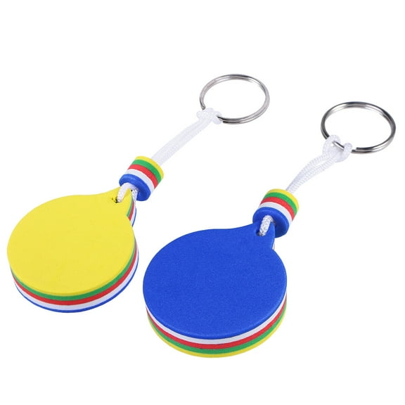Raindrops 2-Pack Floating Key for Boats, Water Sports, and Outdoor Activities Keychain Accessories