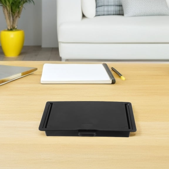 Raindrops 2 Pcs under Table Storage Box Office 23.50X10.50X3.50CM Black