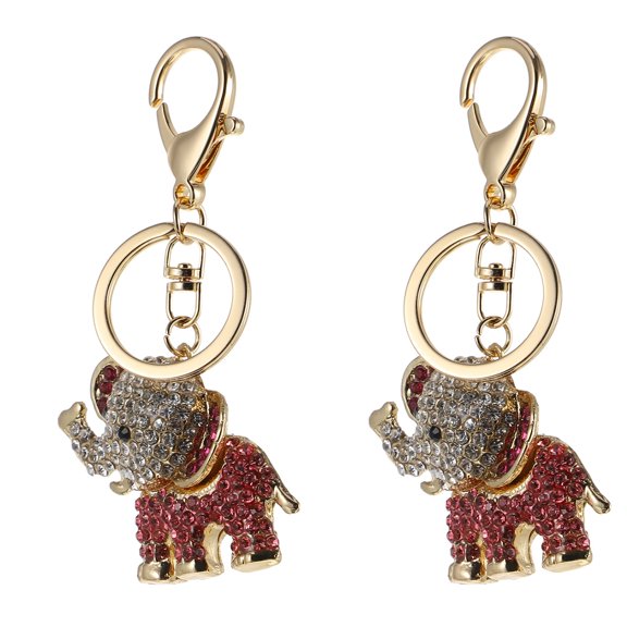 Raindrops 2-Pack Adorable Animal Keychains Bag Charms Accessories for Keys, Backpacks, and More