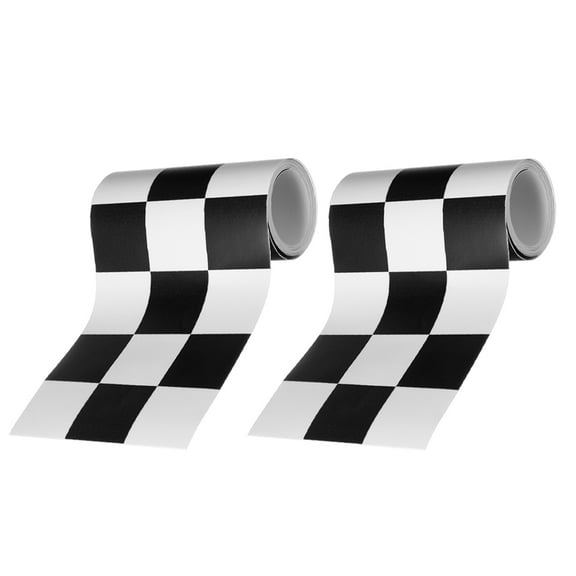 Raindrops 2 Rolls Checkered Peel and Stick Wallpaper Removable Backsplash Wall Sticker for Kitchen Cabinets and Bathroom