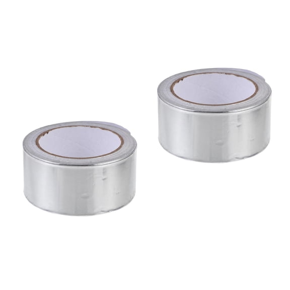 Raindrops 2 Rolls  Pipeline Replacement Tape Roll Household Tape Roll Pipe Sealing Tape Roll Aluminum Foil Tape Insulation Tape High Temp Tape