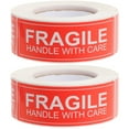 thumbnail image 1 of Raindrops  2 Rolls Shipping Packing Warning Sticker Package Stickers Electrical Labels for Storage Bins, 1 of 8