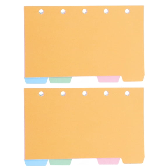Raindrops 2 Sets Binder Tabs Dividers Index Separator Page 10.50X6.20X0.01CM