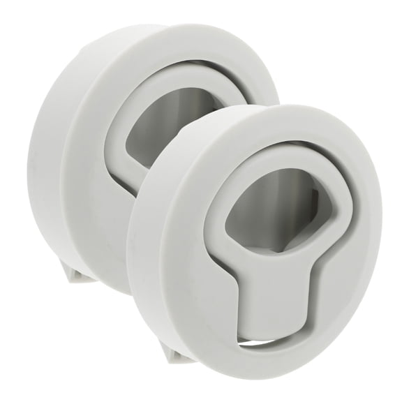 Raindrops 2 Sets Centerpiece Hatch Latch 6.10X6.10X3.50CM White