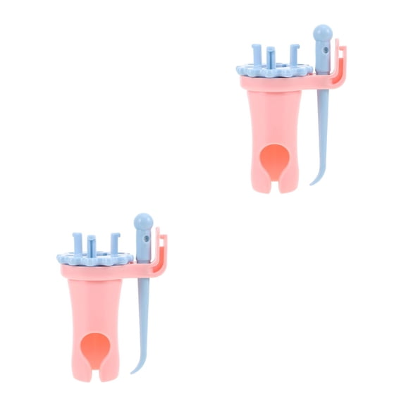 Raindrops 2 Sets  Creative Rope Knitter Tool Children Weaving Tool DIY Craft Weaving Tool