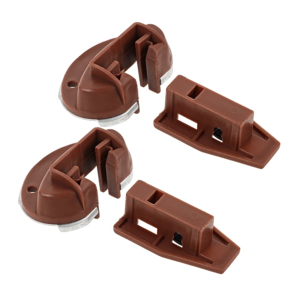 CHICHUMID 2 Sets Plastic Coffee Drawer Slide Guides Replacement for Smooth and Quiet Drawer