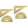 thumbnail image 1 of Raindrops 2 Sets  Geometry Triangle Ruler Drawing Ruler Measurement Protractor for Outdoor, 1 of 8