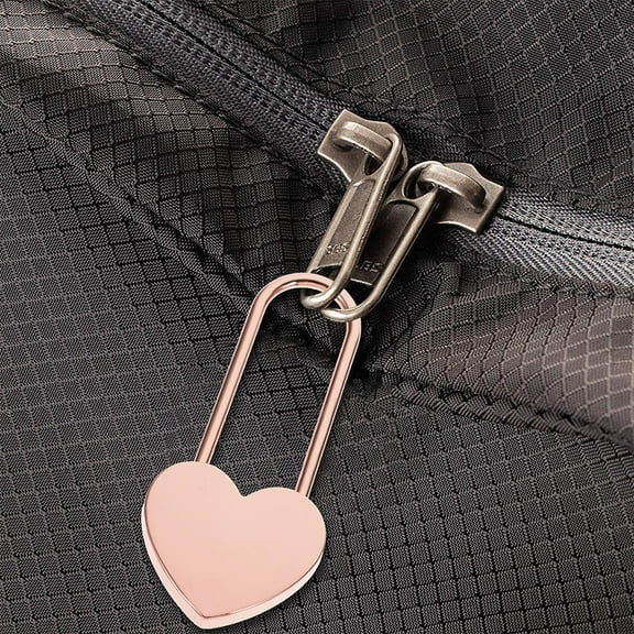 Raindrops 2 Sets Heart Shape Lock Couple Love Lock Diary Lock Travel Suitcase Luggage Padlock and Key