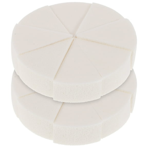 Raindrops 2 Sets Makeup Sponges Cosmetic Wedge Applicators Small Sponges