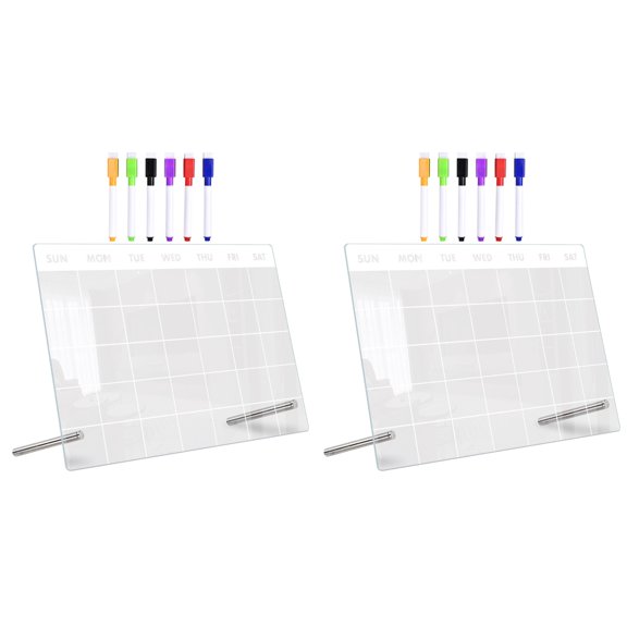 Raindrops 2 Sets Note Board Tip Writing Pads Shopping Student Transparent