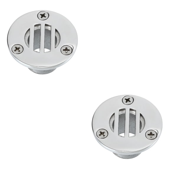 Raindrops 2 Sets Sturdy Yacht Deck Drainage Plug Yacht Drain Floor Ship Drain Floor