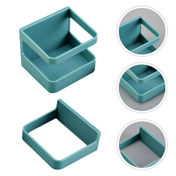 Raindrops 2 Sets Wall Mounted Umbrella Rack Creative Design PP Water Accumulation Home Use