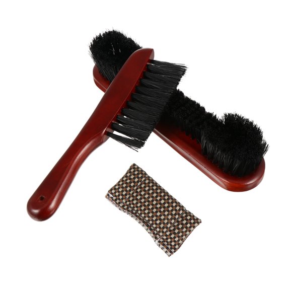 Raindrops 2 Sets of Billiard Table and Rail Brush Portable Pool Table Cleaning