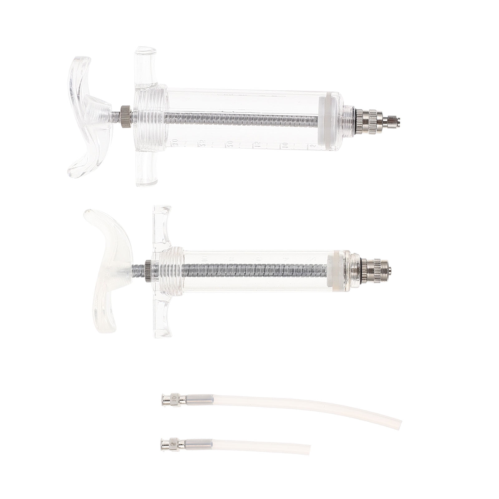 View of Raindrops 2 Sets of Bird Hand Feeding Syringe Parrot Medicine Feeding ...