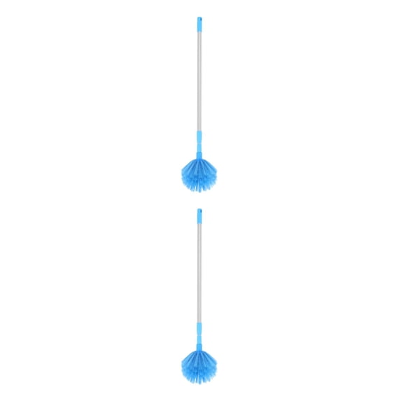 Raindrops 2 Sets  of Extendable Brush Duster Lightweight Cobweb Duster for Cleaning Ceiling Fan High Ceiling