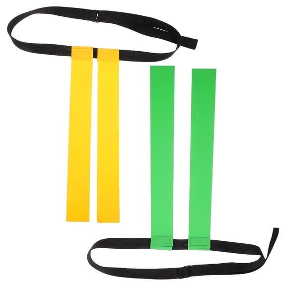 FOMIYES Football Penalty Flags 2-Pack Cloth Portable Game Accessories for Teens Unisex Camping