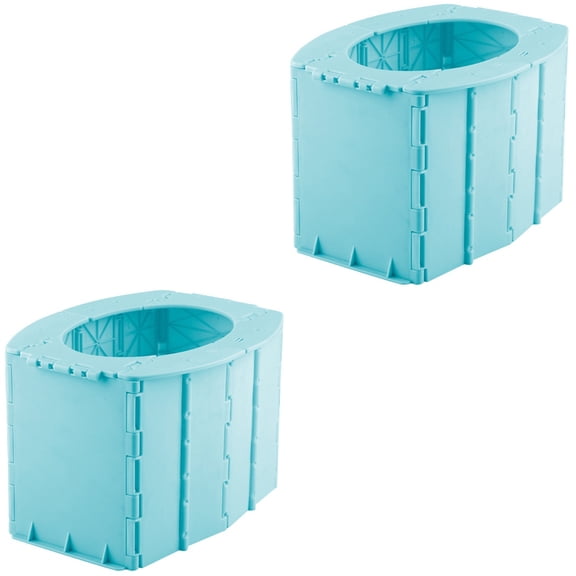 Raindrops 2 pcs Baby Foldable Toilet Outdoor Baby Closestool Portable Children Potty