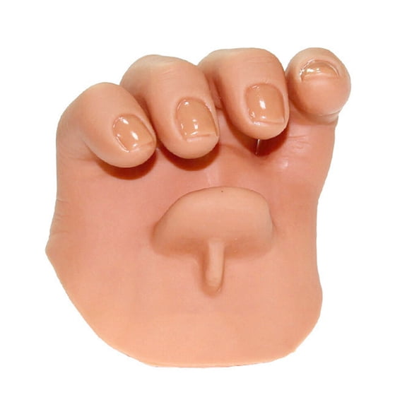 Raindrops 2 pcs Fake Hand Prosthetic Hand Tricks Stage Gimmick Props Funny Props (Skin Color)