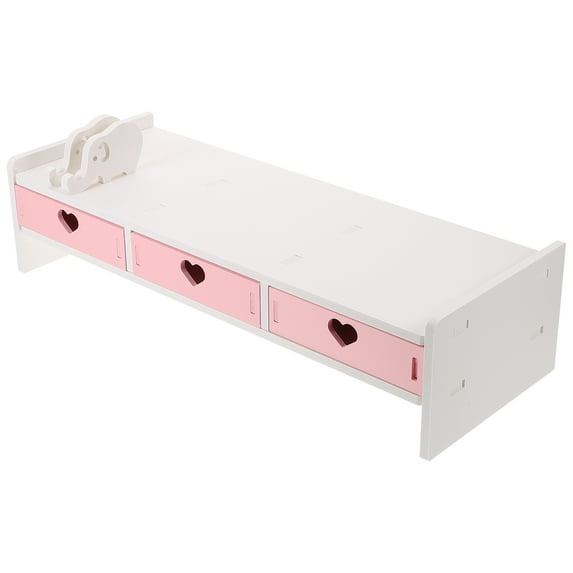 Raindrops 2 pcs Home Monitor Riser Stand PVC Board Computer Monitor Rack Monitor Riser