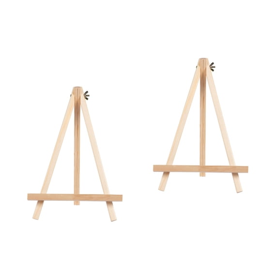Raindrops 2 pcs Painting Easel Wooden Mini Easel Frame Tripod Display Painting Stand