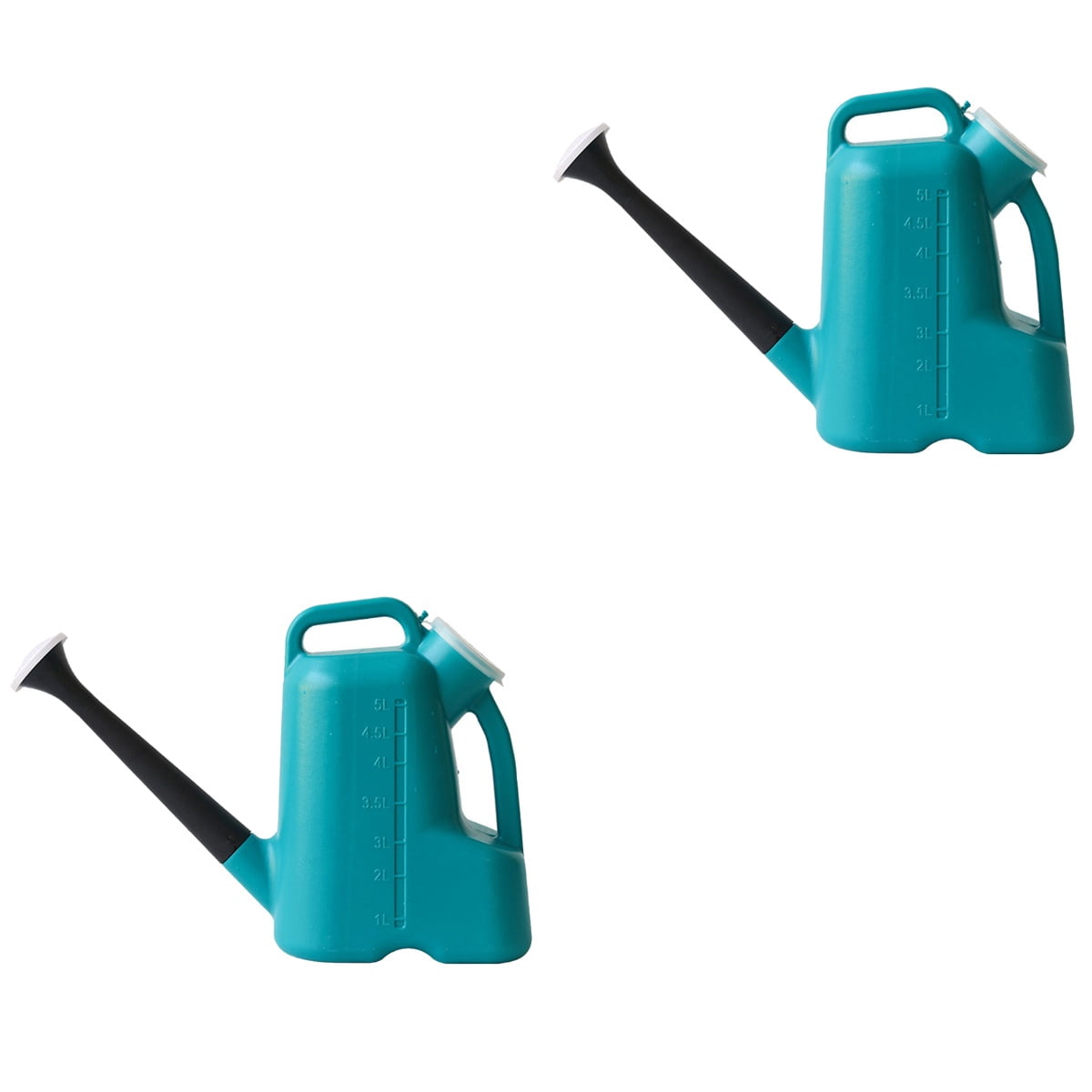 Raindrops 2 pcs  Plastic Watering Can Spray Bottle with Lid for Garden Random Sprayer Color